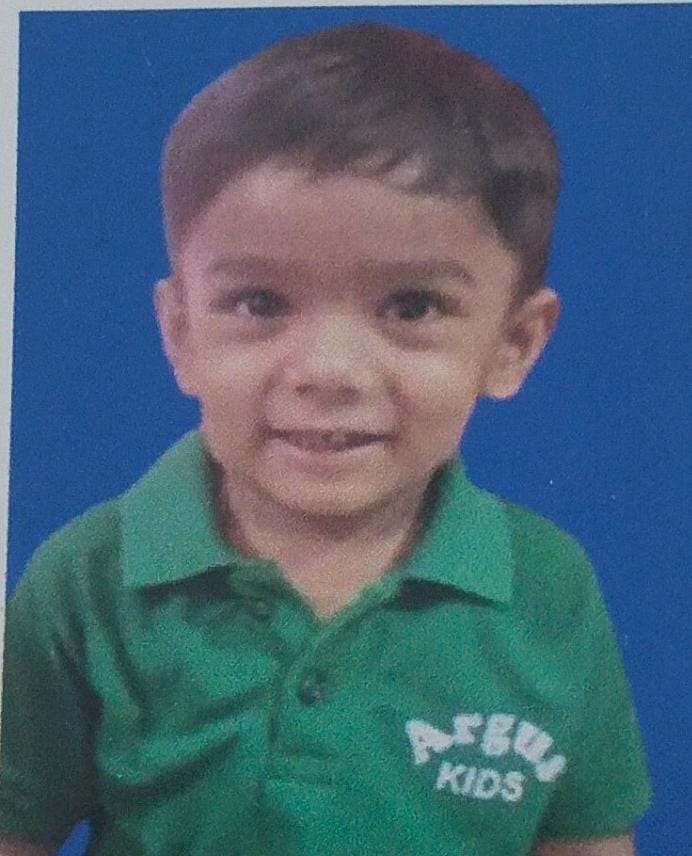 baby REYANSH MUKHERJEE Happy birthday from best playschool in ranchi